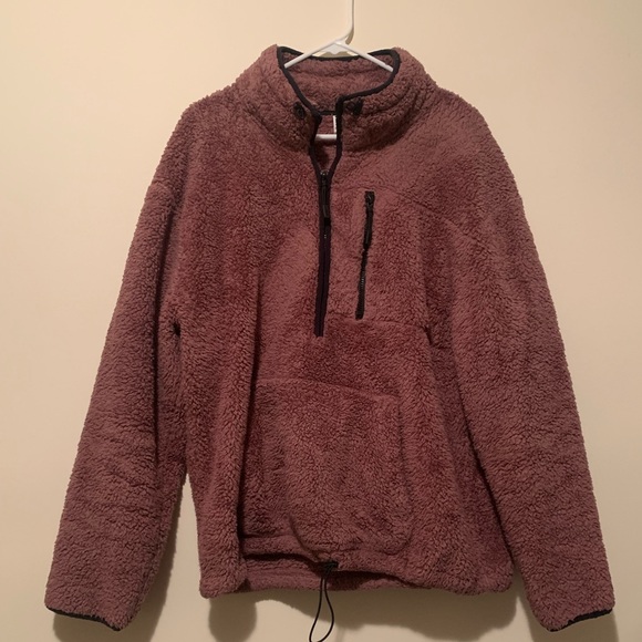 PINK Sherpa Pullover - Picture 1 of 2